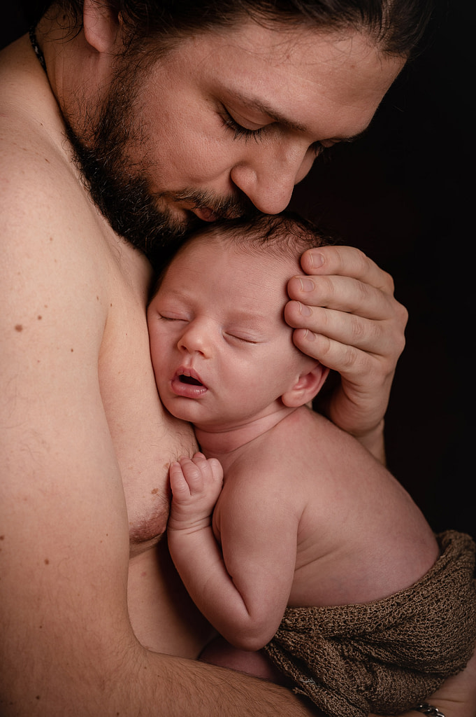 marine brun photographe libourne studio photo chauffé et préparé pour accueillir un nourrisson