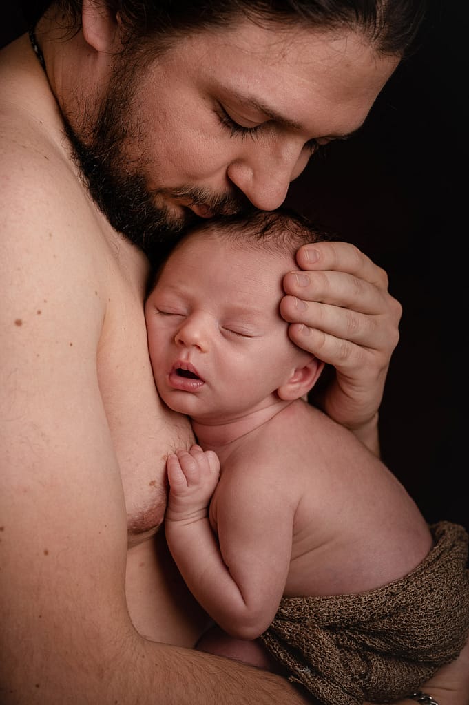 marine brun photographe libourne studio photo chauffé et préparé pour accueillir un nourrisson